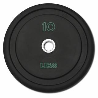 Kotouč olympijský pogumovaný Legpress LIGO 10 kg