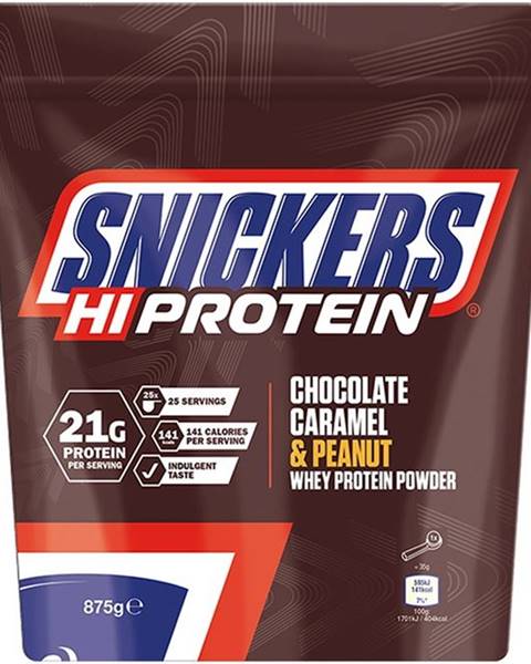 Snickers Hi Protein Powder - Mars 875 g Chocolate, Caramel & Peanut