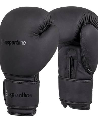 Boxerské rukavice inSPORTline Kuero čierna - 8oz