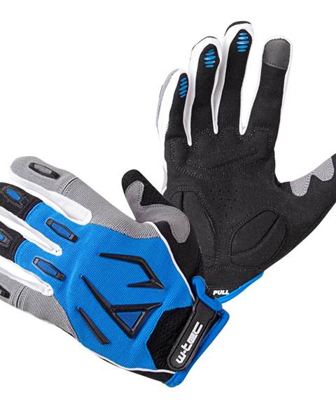 Motokrosové rukavice W-TEC Atmello modrá - S