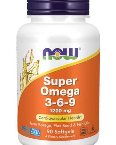 NOW Foods Super Omega 3-6-9 1200 mg 180 softgel kapsúl 180 kaps.