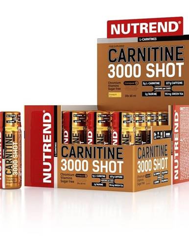 NUTREND Carnitine 3000 SHOT 60 ml pomaranč