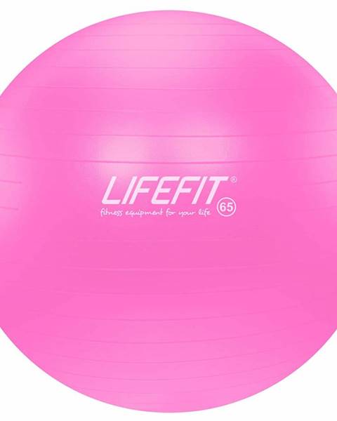 Gymnastický míč LIFEFIT ANTI-BURST 65 cm, růžový