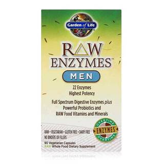 Garden of Life RAW Enzymy Men Digestive Health  - pro muže - podpora trávení 90 kapslí
