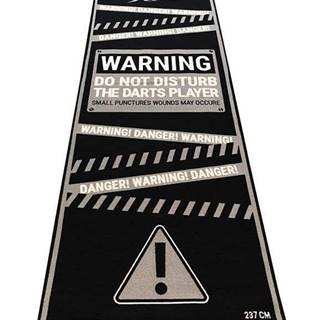 Podložka/koberec na šipky XQ MAX DARTMAT Warning - černá