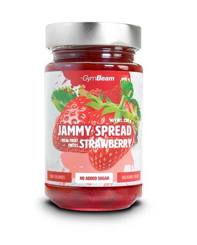 GymBeam Džem Jammy Spread 220 g strawberry