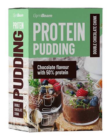 GymBeam Protein Pudding 500 g dvojnásobné kúsky čokolády