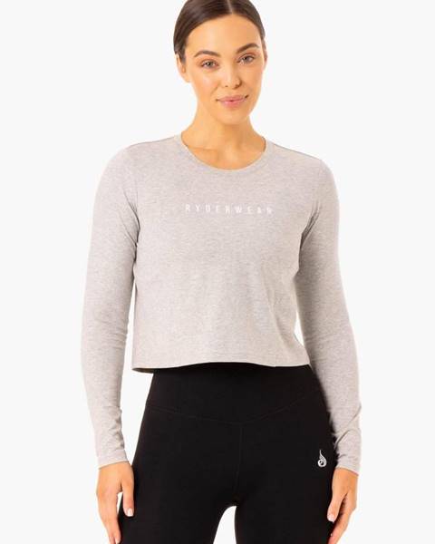 Ryderwear Dámske tričko Long Sleeve Top Foundation Grey  XS
