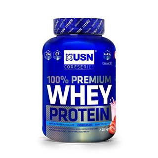 USN 100% Whey Protein Premium 2280 g jahoda se smetanou