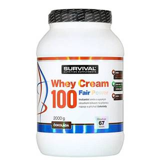Whey Cream 100 Fair Power 2000 g čokoláda