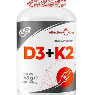 D3 + K2 - 6PAK Nutrition 90 tbl.