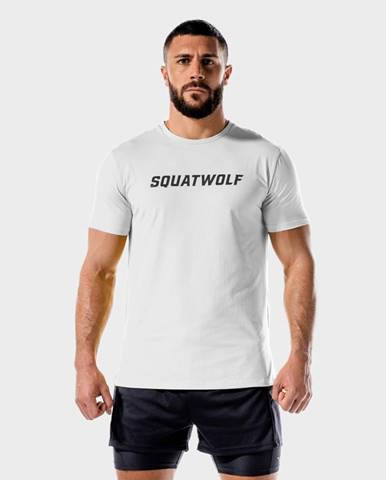 SQUATWOLF Tričko Iconic Muscle White  S