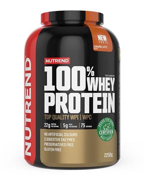 100% Whey Protein -  2250 g Caramel Latte