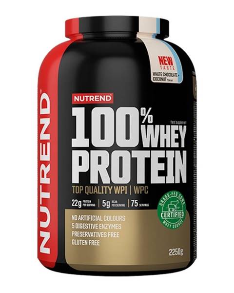 100% Whey Protein 2250 g banán jahoda