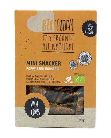 Bio krekry Mini Snacker 100 g mak & kurkuma