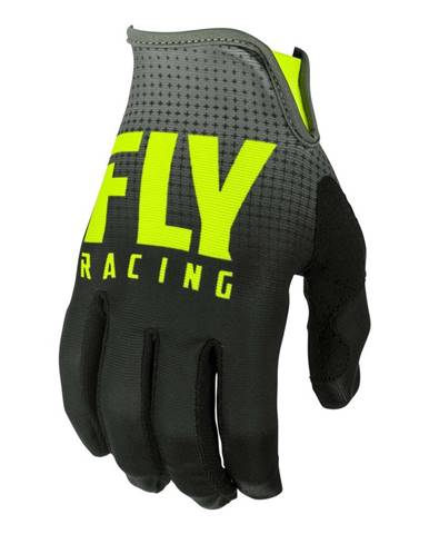 Moto rukavice Fly Racing Lite 2019 čierna/hi-viz - XXL