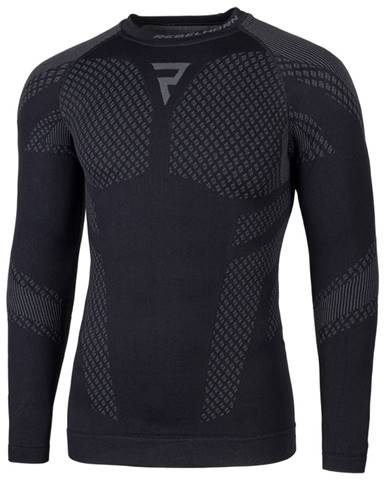 Moto termo tričko  Active II Long Sleeve čierno-šedá - XS/S