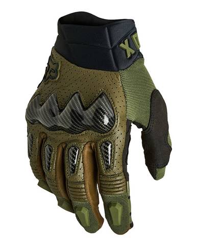 Motokrosové rukavice  Bomber Ce Green MX22 zelená - S