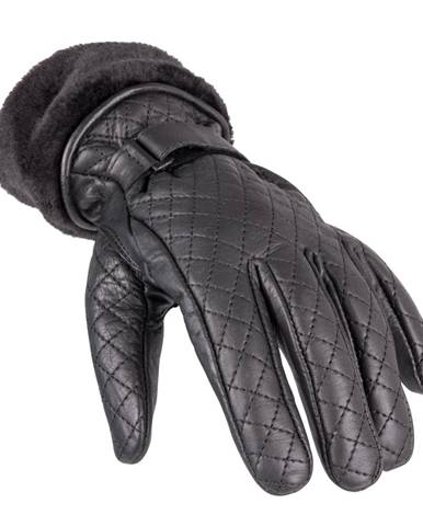 Dámske kožené rukavice  Stolfa čierna - XL