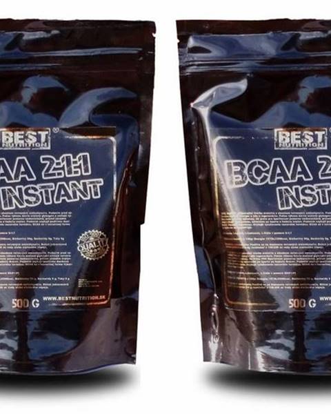 1+1 Zadarmo: BCAA 2:1:1 instant od Best Nutrition 250 g + 250 g Neutral