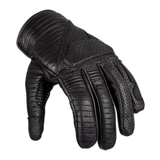 Kožené moto rukavice W-TEC Brillanta čierna - S