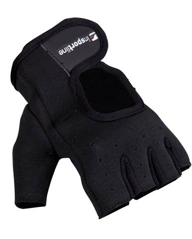 Neoprénové fitness rukavice inSPORTline Aktenvero čierna - S