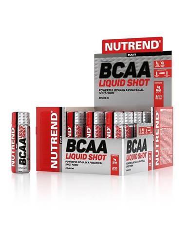 Aminokyseliny Nutrend BCAA Liquid Shot 20 x 60 ml