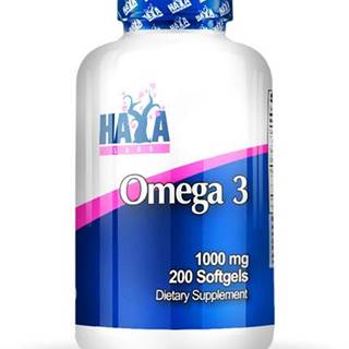 Haya Labs Omega 3 1000mg Hmotnost: 100 kapslí